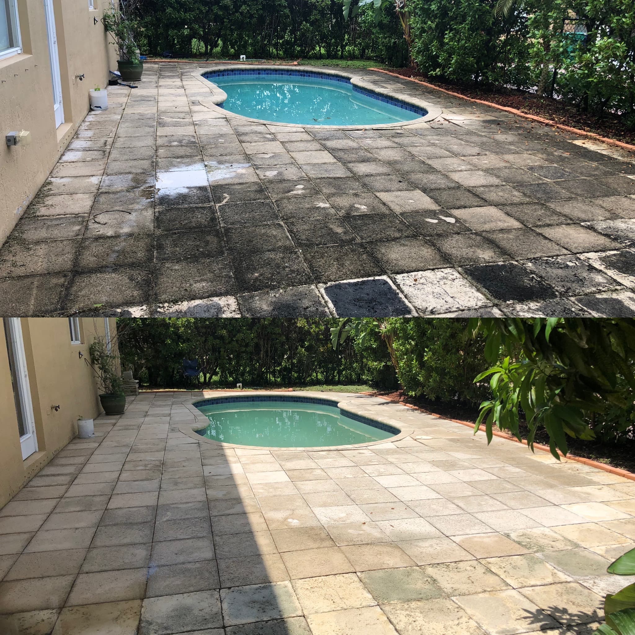 Patio cleaning