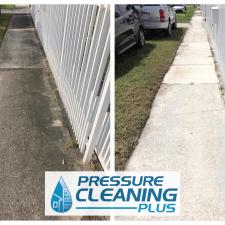 Driveway and Sidewalk Cleaning on 105th St in Pinecrest, FL