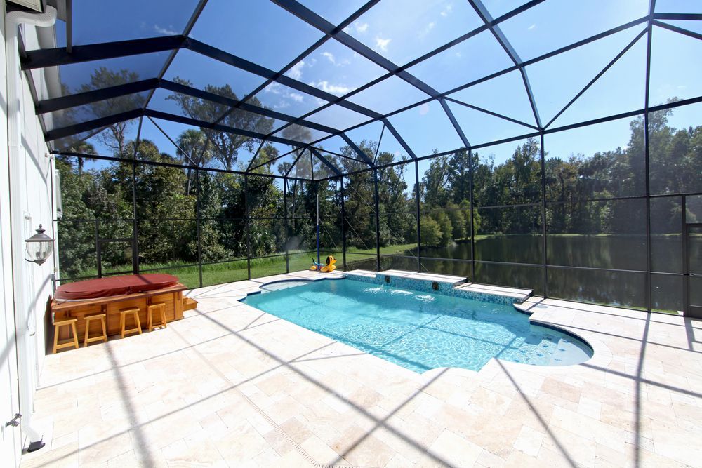 Patio poolside sealing